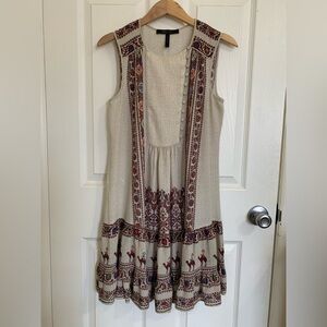 BCBG MaxAzria | Printed Ruffle Summer Dress